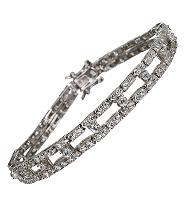 Genevive by CZC Fancy Cubic Zirconia Bracelet