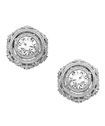 Genevive by CZC Classic Art Deco Stud Earrings