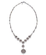 Genevive by CZC Coffee Drop Pendant Necklace