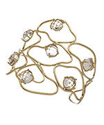 Gottex 'Ocean Swirls' Crystal Cabochon Statement Cuff