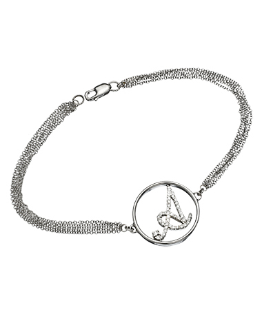 Grey Lee Socialite Initial Bracelet