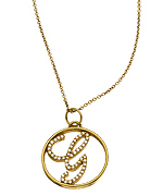 Grey Lee Socialite Diamond Initial Necklace