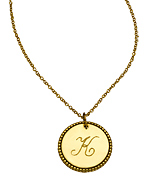 Grey Lee Charmed Initial Necklace