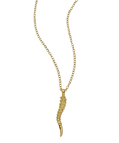 Heather Benjamin Gazelle Horn Necklace