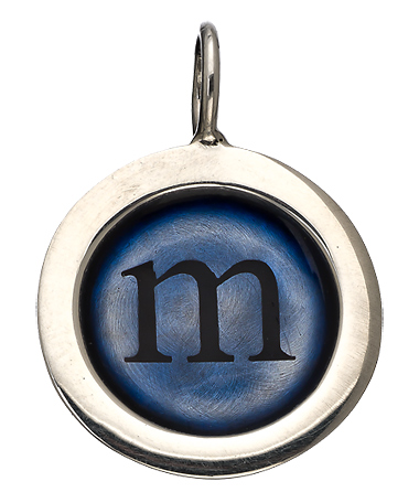 Heather Moore Periwinkle Round Wide Frame Charm