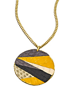 Holy Harlot Saffron Snakeskin Marant Medallion Necklace