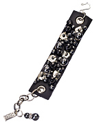 House of Cach Small Black Cluster Bracelet