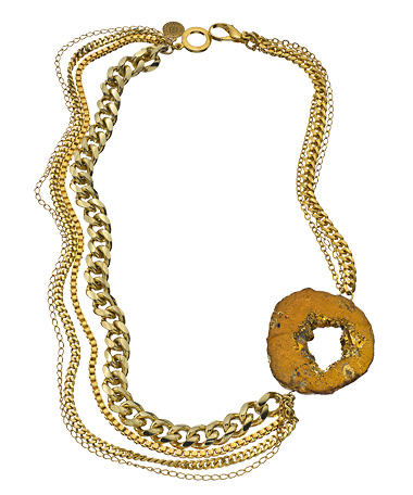 Holy Harlot Gold Nugget Tiered Necklace