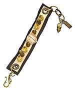 House of Cach Antique Brass Spikes and Bullets Bracelet