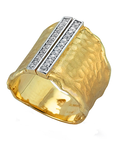 I. Reiss Gallery Diamond Double Bar Ring