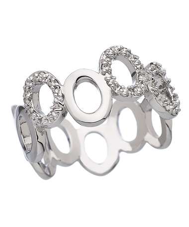 Staggering Hoop Eternity Band