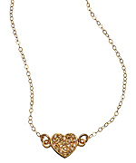 Jacqueline Pinto My Secret Garden Rose Heart Necklace