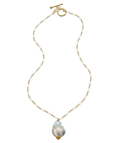 Jacqueline Pinto Baroque Pearl Pendant Necklace