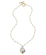 Jacqueline Pinto Baroque Pearl Pendant Necklace