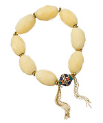 Jacqueline Pinto Jade Toggle Bracelet