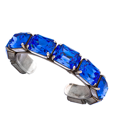 Janis by Janis Savitt Blue Crystal Cuff Bracelet