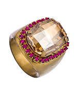 Janis by Janis Savitt Citrine Crystal Ring