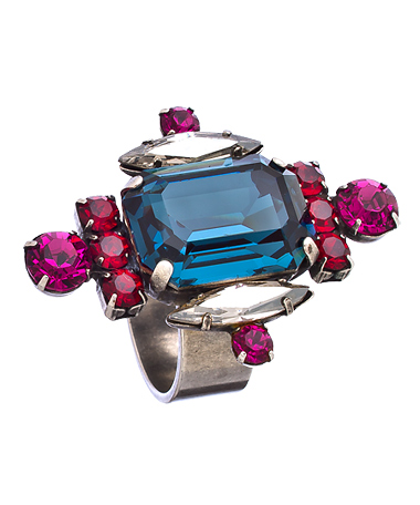 Janis by Janis Savitt Multicolor Crystal Ring