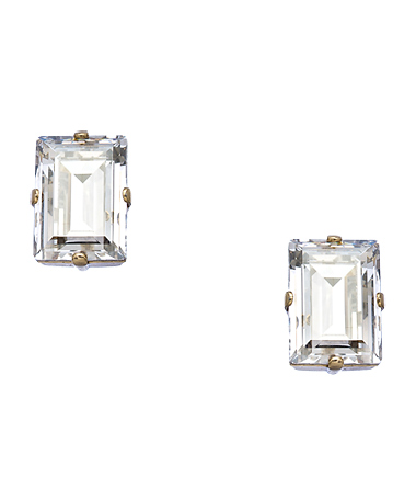 Janis by Janis Savitt Crystal Square Stud Earrings