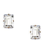 Janis by Janis Savitt Crystal Square Stud Earrings