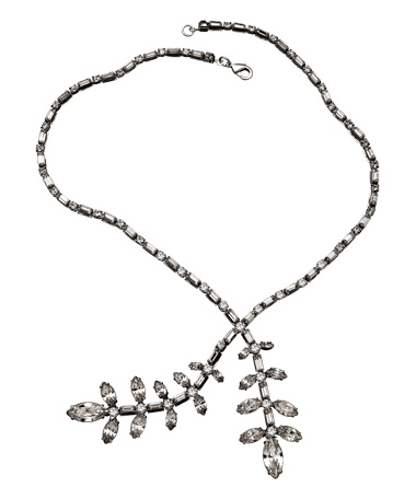 Janis by Janis Savitt Twisted Leaf Pendant Necklace