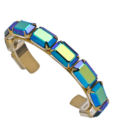 Janis by Janis Savitt Crystal Meridian Blue Cuff