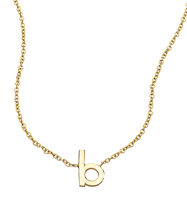 Janna Conner Fine Jewelry Initial Necklace