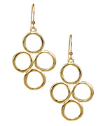 Janna Conner Designs Gold Bubble Earrings