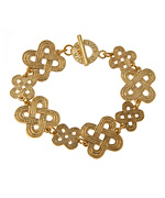 Janna Conner Designs Gold Crisscross Bracelet