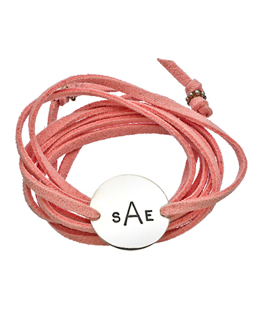 Jenny Present Pink Lauren Wrap Bracelet