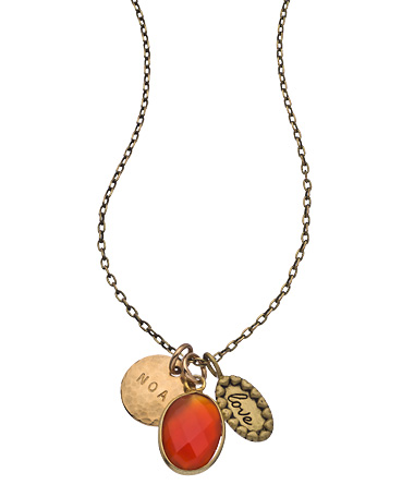 Jenny Present 'Proud Mama' Carnelian Love Necklace