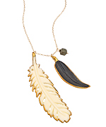 Jessica Matrasko Jewelry Diana Feather Necklace