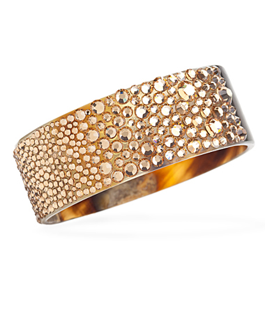 Jimmy Crystal Gold Crystal Aurora Bangle