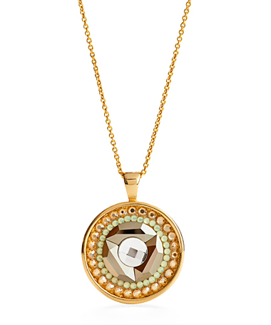 Jimmy Crystal Inifinity Pendant Necklace