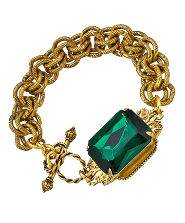 John Wind Maximal Art Emerald Heirloom Bracelet