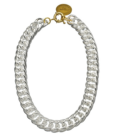 John Wind Maximal Art Two Tone Jumbo Curb Link Chain Bracelet