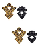 John Wind Maximal Art Set of Two Deco the Halls Drop Earrings