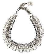 John Wind Maximal Art Silver Day to Evening Convertible Necklace