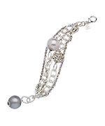 John Wind Platinum and Silver Bracelet