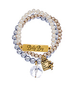 John Wind Gold Baby Boy Bracelet Set