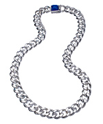 Jules Smith Silver and Blue Hard Rock Life Necklace