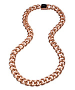 Jules Smith Rose Gold and Black Hard Rock Life Necklace