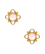 Julie Aylward Milan Chalcedony Studs