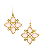 Julie Aylward Greece Pink Chalcedony Earrings