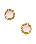 Julie Aylward Carmel Chalcedony Studs