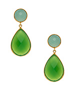 Julie Aylward Oahu Chrysoprase Earrings