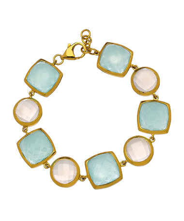 Julie Aylward Boca Aqua Chalcedony Bracelet