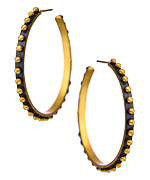 Julie Vos Gold Soho Hoop Earrings