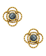 Julie Vos Sapphire Blue Lorie Stud Earrings