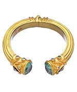 Julie Vos Blue Quartz Byzantine Cuff